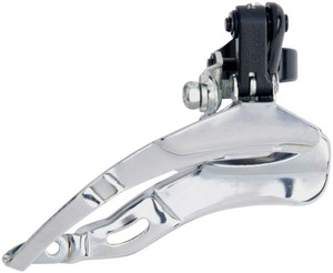 SunRace M2 Front Derailleur - 6/7-Speed Triple Top Pull 31.8/28.6mm Clamp Band SunRace M2 Front Derailleur - 6/7-Speed Triple Top Pull 31.8/28.6mm Clamp Band