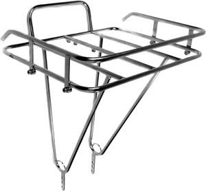 Velo Orange Porteur Front Rack: Polished Stainless Steel Velo Orange Porteur Front Rack: Polished Stainless Steel