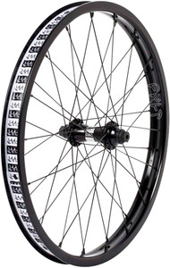 Cult Crew Front Wheel - 20", 3/8" x 100mm, Rim Brake, Black, Clincher