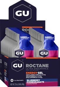 GU Roctane Energy Gel: Blueberry-Pomegranate, Box of 24 GU Roctane Energy Gel: Blueberry-Pomegranate, Box of 24