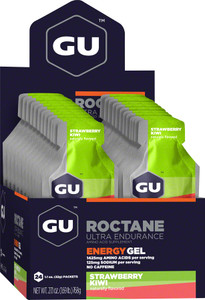 GU Roctane Energy Gel: Strawberry Kiwi, Box of 24 GU Roctane Energy Gel: Strawberry Kiwi, Box of 24