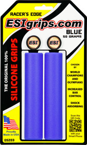 ESI Racer's Edge Grips - Blue ESI Racer's Edge Grips - Blue