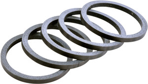 Wheels Manufacturing Carbon Headset Spacer - 1-1/8", 2.5mm, Matte, 5-pack Wheels Manufacturing Carbon Headset Spacer - 1-1/8", 2.5mm, Matte, 5-pack