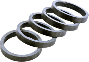 Wheels Manufacturing Carbon Headset Spacer - 1-1/8", 5mm, Matte, 5-pack Wheels Manufacturing Carbon Headset Spacer - 1-1/8", 5mm, Matte, 5-pack