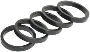 Wheels Manufacturing Aluminum Headset Spacer - 1-1/8", 5mm, Black, 5-pack Wheels Manufacturing Aluminum Headset Spacer - 1-1/8", 5mm, Black, 5-pack