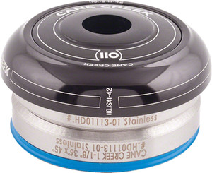 Cane Creek 110 IS41/28.6 / IS41/30 Short Cover Headset Black Cane Creek 110 IS41/28.6 / IS41/30 Short Cover Headset Black