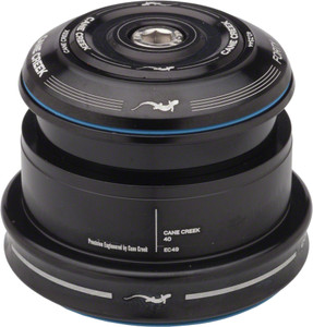 Cane Creek 40 ZS44/28.6 / EC49/40 Tapered Headset, Tapered Steerer Black Cane Creek 40 ZS44/28.6 / EC49/40 Tapered Headset, Tapered Steerer Black