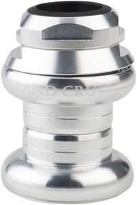 Velo Orange Grand Cru 1" Threaded Sealed Bearing Headset: Polished Silver