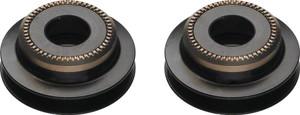 DT Swiss 5mm QR to 9mm Thru Bolt conversion end caps for pre-2010 6-bolt 240 front hubs DT Swiss 5mm QR to 9mm Thru Bolt conversion end caps for pre-2010 6-bolt 240 front hubs