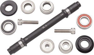 Surly Ultra New Hub Axle Kit for 120mm Rear Fix/Fix Black Surly Ultra New Hub Axle Kit for 120mm Rear Fix/Fix Black