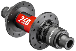 DT Swiss 240 EXP Rear Hub - 12 x 142mm, Center-Lock, XDR, Black/Red, 28H, 36pt DT Swiss 240 EXP Rear Hub - 12 x 142mm, Center-Lock, XDR, Black/Red, 28H, 36pt