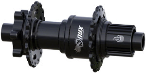 Onyx Vesper Rear Hub - 12 x 157mm, 6-Bolt, Micro Spline, Black, 32H