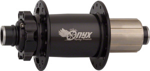 Onyx MTB Rear Hub - 12 x 148mm, 6-Bolt, HG10, Black, 32H Onyx MTB Rear Hub - 12 x 148mm, 6-Bolt, HG10, Black, 32H