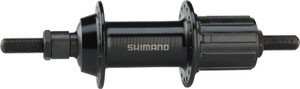 Shimano FH-TX500 Rear Hub - Threaded x 135mm, Rim Brake, HG10, Black, 32H Shimano FH-TX500 Rear Hub - Threaded x 135mm, Rim Brake, HG10, Black, 32H