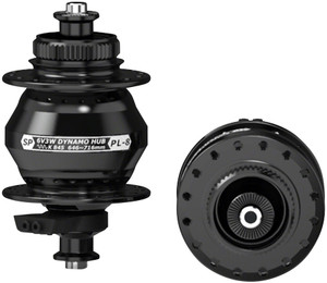 SP 8 Series Dynamo Front Hub - PL-8 6V- 3W QRx100mm Centerlock 32 hole Black SP 8 Series Dynamo Front Hub - PL-8 6V- 3W QRx100mm Centerlock 32 hole Black