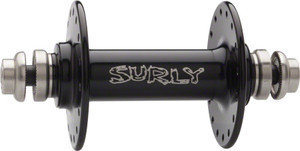 Surly Ultra New Non-Disc Front Hub - QR x 100mm, Rim Brake, Black, 32h Surly Ultra New Non-Disc Front Hub - QR x 100mm, Rim Brake, Black, 32h
