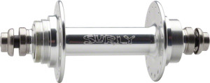 Surly Ultra New Rear Hub - Threaded x 130mm, Rim Brake, Fixed/Free, Silver, 32H Surly Ultra New Rear Hub - Threaded x 130mm, Rim Brake, Fixed/Free, Silver, 32H