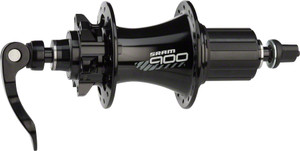 SRAM 900 Rear Hub - QR x 135mm/12 x 142mm, 6-Bolt, HG 11 Road, Black, 28H SRAM 900 Rear Hub - QR x 135mm/12 x 142mm, 6-Bolt, HG 11 Road, Black, 28H