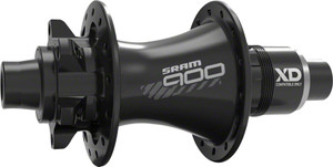 SRAM 900 Rear Hub - QR x 135mm/12 x 142mm, 6-Bolt, XDR, Black, 28H
