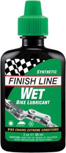 Finish Line WET Bike Chain Lube - 2 fl oz, Drip Finish Line WET Bike Chain Lube - 2 fl oz, Drip