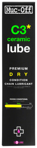 Muc-Off C3 Dry Ceramic Bike Chain Lube - 120ml, Drip Muc-Off C3 Dry Ceramic Bike Chain Lube - 120ml, Drip