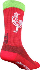 SockGuy Sriracha Wool Socks | 8 inch | Siracha
