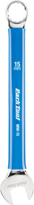 Park Tool MW-15 Metric Wrench, 15mm, Blue/Chrome Park Tool MW-15 Metric Wrench, 15mm, Blue/Chrome