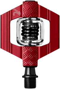 Crank Brothers Candy 2 Pedals - Dual Sided Clipless, Aluminum, 9/16", Red Crank Brothers Candy 2 Pedals - Dual Sided Clipless, Aluminum, 9/16", Red