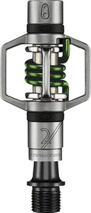 Crank Brothers Egg Beater 2 Pedals - Dual Sided Clipless, 9/16", Green Crank Brothers Egg Beater 2 Pedals - Dual Sided Clipless, 9/16", Green