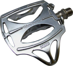 MKS Urban Platform Pedals - Platform, Aluminum, 9/16", Silver MKS Urban Platform Pedals - Platform, Aluminum, 9/16", Silver