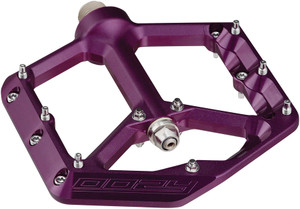 Spank Oozy Pedals - Platform, Aluminum, 9/16", Purple Spank Oozy Pedals - Platform, Aluminum, 9/16", Purple