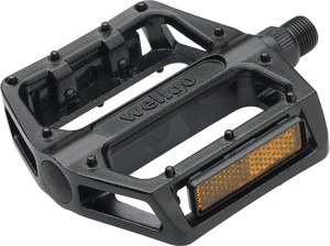 Wellgo B087 Pedals - Platform, Aluminum, 9/16", Black Wellgo B087 Pedals - Platform, Aluminum, 9/16", Black
