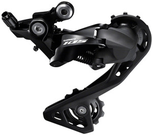 Shimano 105 RD-R7000-GS Rear Derailleur - 11 Speed, Medium Cage, Black Shimano 105 RD-R7000-GS Rear Derailleur - 11 Speed, Medium Cage, Black