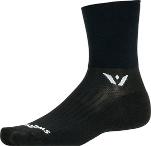 Swiftwick Aspire Four Socks | 4 inch | Black Swiftwick Aspire Four Socks | 4 inch | Black