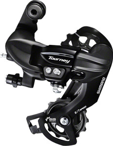 Shimano Tourney RD-TY300-SGS Rear Derailleur - 6,7 Speed, Long Cage, Black, Shimano Rear Direct Mount Shimano Tourney RD-TY300-SGS Rear Derailleur - 6,7 Speed, Long Cage, Black, Shimano Rear Direct Mount