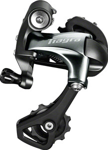Shimano Tiagra RD-4700-GS Rear Derailleur - 10 Speed, Medium Cage, Silver Shimano Tiagra RD-4700-GS Rear Derailleur - 10 Speed, Medium Cage, Silver