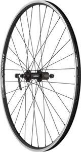 Quality Wheels Value Double Wall Series Rear Wheel - 700, QR x 130mm, Rim Brake, HG 10, Black, Clincher Quality Wheels Value Double Wall Series Rear Wheel - 700, QR x 130mm, Rim Brake, HG 10, Black, Clincher