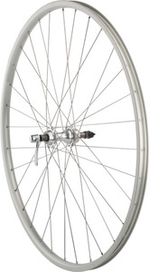 Quality Wheels Value Single Wall Series Rear Wheel - 27", QR x 130mm, Rim Brake, Freewheel, Silver, Clincher Quality Wheels Value Single Wall Series Rear Wheel - 27", QR x 130mm, Rim Brake, Freewheel, Silver, Clincher