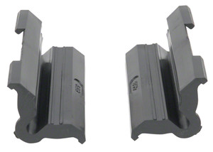 Park Tool 468G Rubber Clamp Cover with Double Cable Grooves: Pair Park Tool 468G Rubber Clamp Cover with Double Cable Grooves: Pair