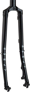 Surly Straggler Disc Fork: 650b, 380mm, 1-1/8 straight steerer, Black Surly Straggler Disc Fork: 650b, 380mm, 1-1/8 straight steerer, Black