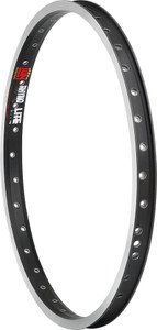 Sun Ringle Rhyno Lite Rim - 20", Black/Silver, 36H, Clincher, Schraeder Sun Ringle Rhyno Lite Rim - 20", Black/Silver, 36H, Clincher, Schraeder
