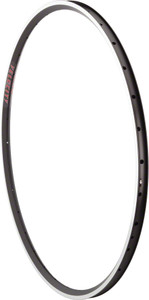 Velocity A23 Rim - 700, Rim, Black/Silver, 32H, Clincher Velocity A23 Rim - 700, Rim, Black/Silver, 32H, Clincher