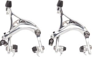 Tektro R539 Road Caliper Set Front & Rear Silver 47-57mm QR Tektro R539 Road Caliper Set Front & Rear Silver 47-57mm QR
