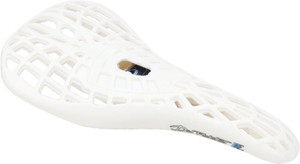 Tioga D-Spyder S-Spec BMX Seat - Pivotal, White Tioga D-Spyder S-Spec BMX Seat - Pivotal, White