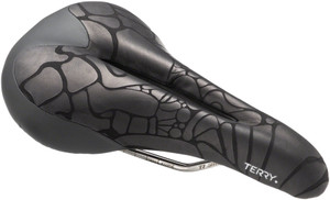 Terry Butterfly Ti Saddle - Titanium, Black Terry Butterfly Ti Saddle - Titanium, Black