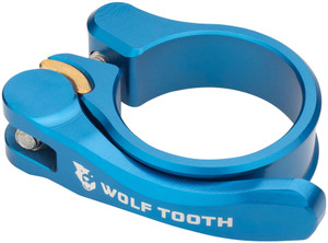 Wolf Tooth Components Quick Release Seatpost Clamp - 29.8mm, Blue Wolf Tooth Components Quick Release Seatpost Clamp - 29.8mm, Blue
