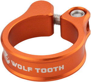 Wolf Tooth Seatpost Clamp 34.9mm Orange Wolf Tooth Seatpost Clamp 34.9mm Orange