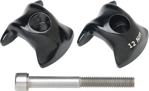 Ritchey WCS Alloy 1-Bolt Seatpost Clamp 7x9.6mm Rails, Black