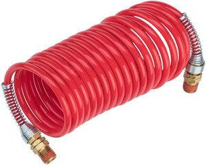 Prestacycle High Pressure Coil Hose: 12-foot, Red Prestacycle High Pressure Coil Hose: 12-foot, Red