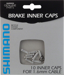 Shimano Brake Cable Tips, Box of 10 Shimano Brake Cable Tips, Box of 10
